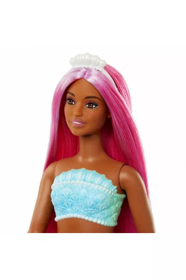 Barbie. Lalka Syrenka Koralowy ogon HRR04 Mattel