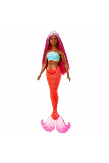 Barbie. Lalka Syrenka Koralowy ogon HRR04 Mattel