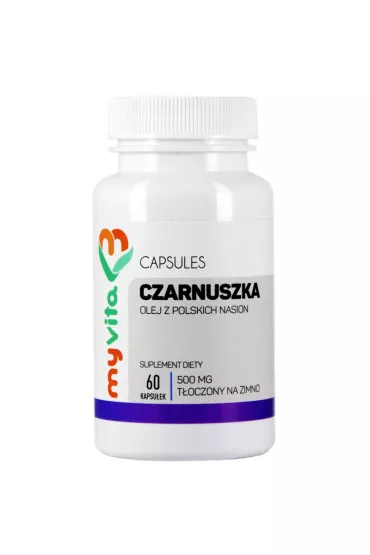 MyVita Olej z Czarnuszki 500Mg Suplement diety 60 kaps.
