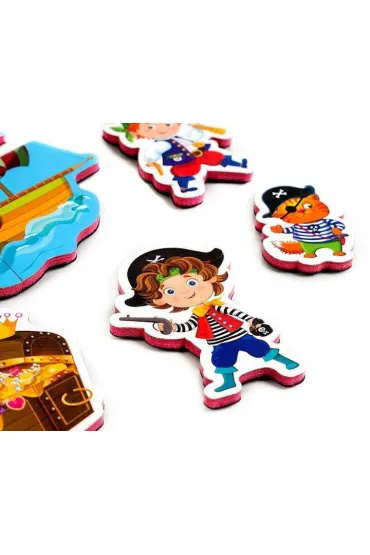 Puzzle Gra magnetyczna - Piraci Roter Kafer