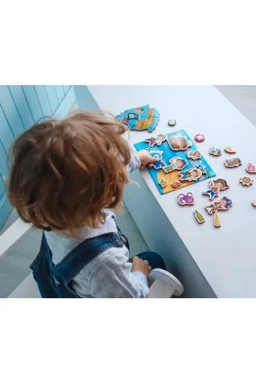 Puzzle Gra magnetyczna - Piraci Roter Kafer