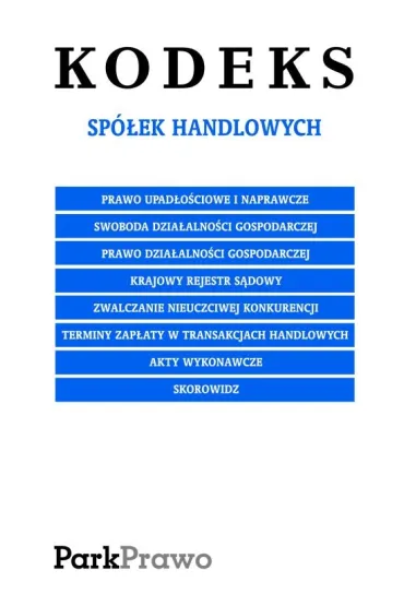 Kodeks Sp�ek Handlowych