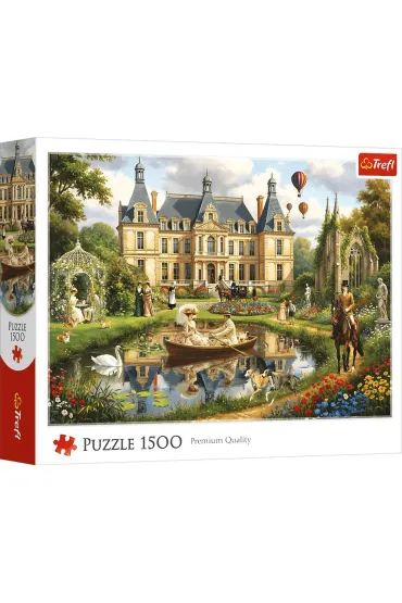 Puzzle 1500 Pa�ac nad wod� Trefl