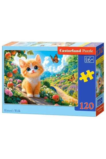 Puzzle 120 el. Kitten s Walk CASTORLAND B-13623