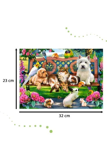Puzzle 180 el. Zwierz�ta w parku Castorland