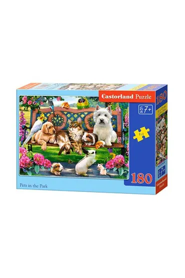 Puzzle 180 el. Zwierz�ta w parku Castorland