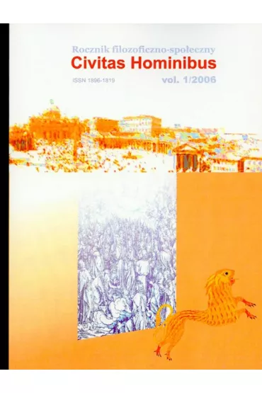Rocznik filozoficzno spo�eczny Civitas Hominib 1/2006