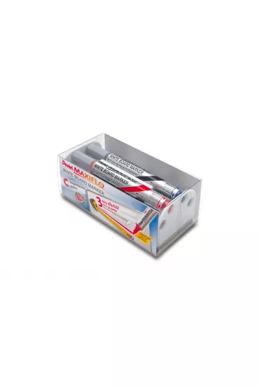 Pentel Zestaw marker�w sucho�cieralnych okr�g�ych 4 szt.