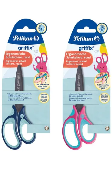 Pelikan No�yczki Griffix prawor�czne 14cm mix