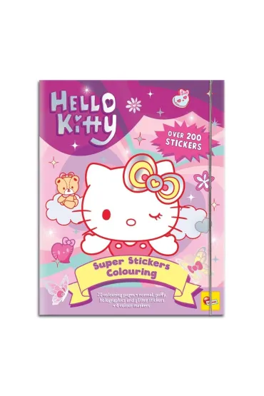 Hello Kitty - kolorowanka z naklejkami