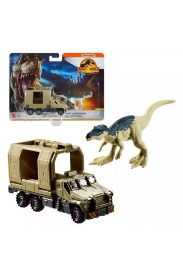 Matchbox. Jurassic World Transporter z Welocirapto Mattel
