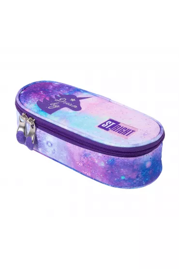 St. Majewski Pi�rnik - saszetka usztywniona z wewn�trzn� klapk� PC1 Sky Unicorn/Podniebny Jednoro�ec