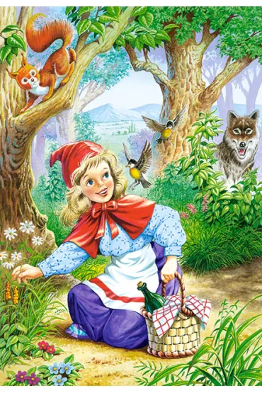 Puzzle 60 czerwony kapturek/b-06434/ Castorland