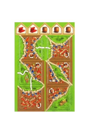 Carcassonne 2. rozszerzenie. Kupcy i budowniczowie