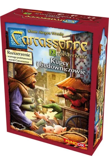 Carcassonne 2. rozszerzenie. Kupcy i budowniczowie