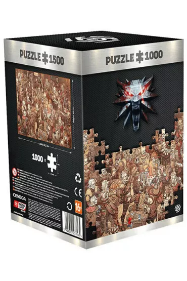 Pakiet Rozdroe krukw. Wiedmin. Tom 9, Puzzle 1000 el. The Witcher (Wiedmin): Birthday