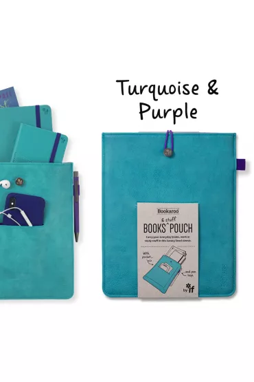 If Bookaroo Books & Stuff - etui na ksi��k� turkusowe