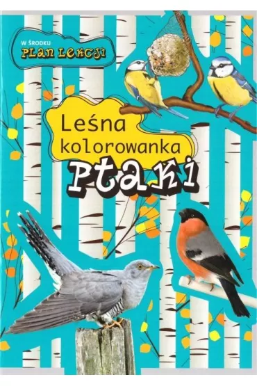 Le�na kolorowanka. Ptaki - Eliza Goszczy�ska, And�elika Biela�ska