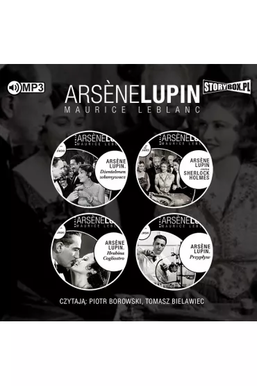 Audiobook Pakiet Arsene Lupin: D�entelmen w�amywacz, contra Sherlock Holmes, Przyp�yw, Hrabina Cagliostro CD - Maurice Leblanc