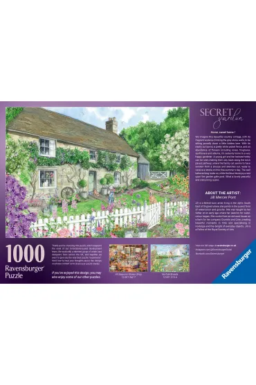 Puzzle 1000 el. Tajemniczy ogr�d Ravensburger