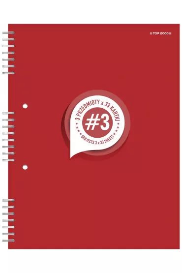 Top-2000 Ko�ozeszyt Student Book A5 Kratka, 5 mm 100 kartek
