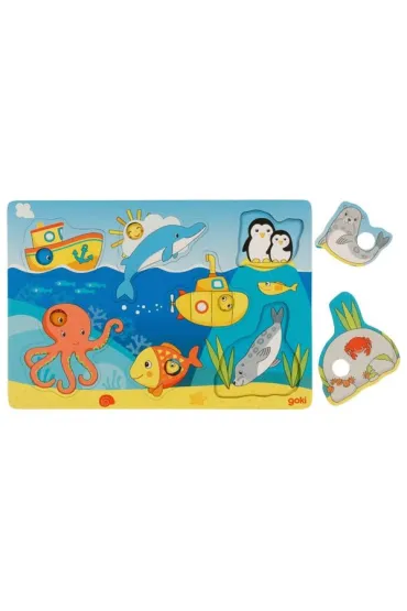 Puzzle zakryj t�o Zwierz�ta morskie Goki