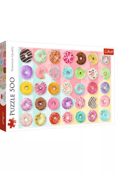 Puzzle 500 el. Donaty Trefl