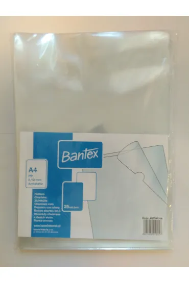 Bantex Obwoluta A4 krystaliczna transparentna 25 szt.