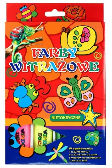 Titanum Farby witra�owe 6 kolor�w