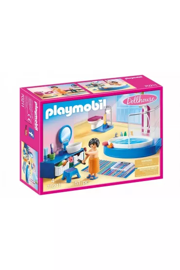 Playmobil Dollhouse �azienka z wann� 70211