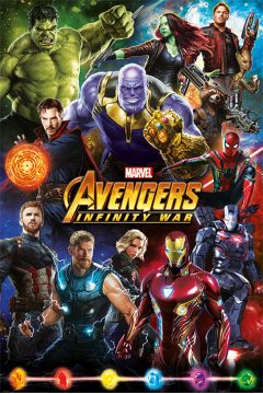 Avengers Infinity War Bohaterowie - plakat 61x91,5 cm