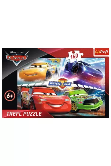 Puzzle 160 el. Zwyci�ski wy�cig. Cars 3 Trefl