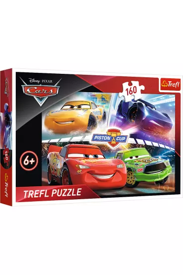 Puzzle 160 el. Zwyci�ski wy�cig. Cars 3 Trefl