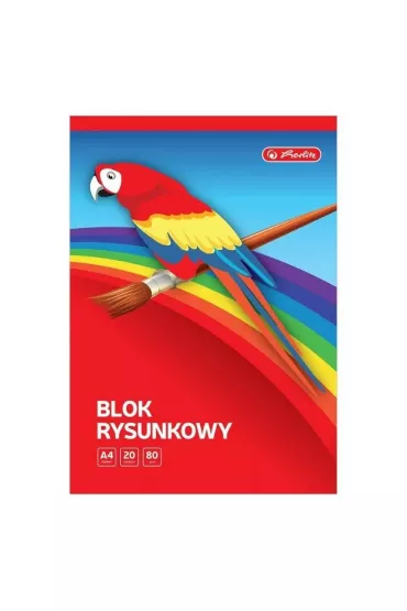 Herlitz Blok rysunkowy A4/20K bia�y 80g 20 szt.