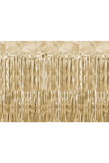 PartyDeco Kurtyna party z�ota 100x200cm