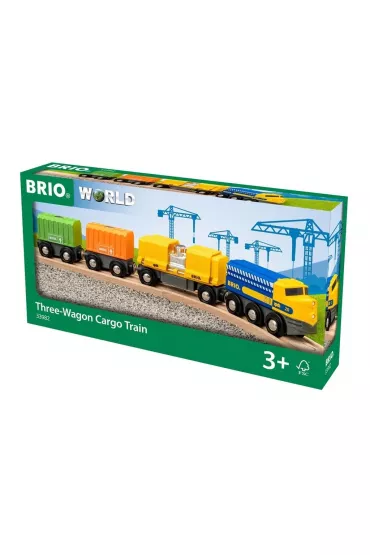 Brio Trzywagonowy poci�g towarowy Ravensburger