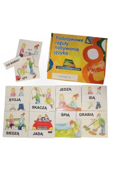 Zestaw dydaktyczny. Czasowniki liczba mnoga
