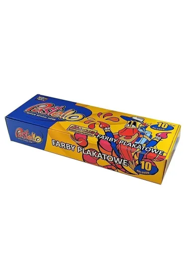 Alfa Pastello Farby plakatowe 10 x 20 ml
