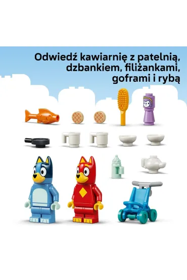 LEGO DUPLO Bluey Pizzerki z Muffink� i Blue 10469