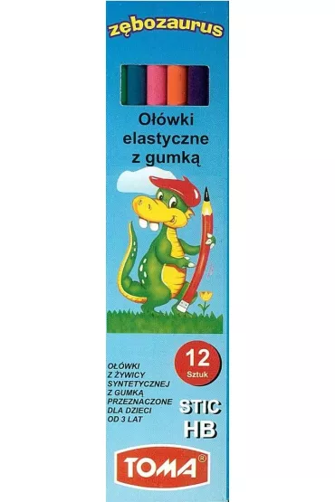 Toma O��wek Stick HB z gumk� 12szt