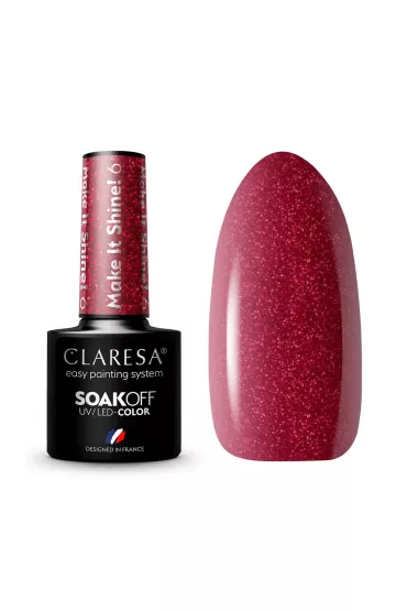 Claresa Soak Off UV/LED Make It Shine lakier hybrydowy 6 5 g