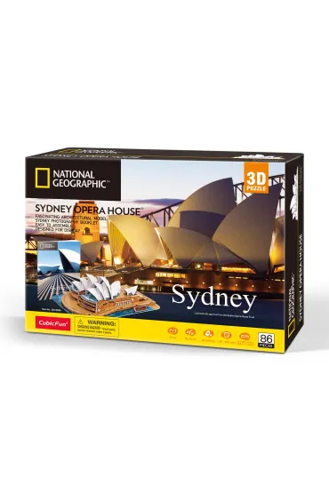 Puzzle 3D National Geographic Sydney Cubic Fun
