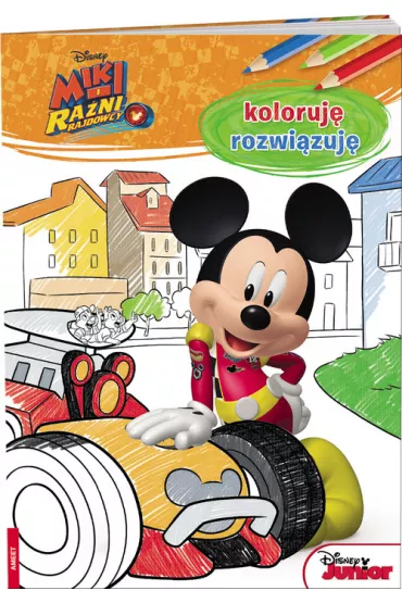 Miki i Ra�ni Rajdowcy. Koloruj�, rozwi�zuj� *