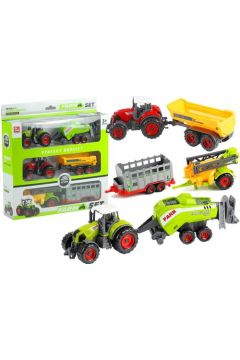 Traktory z przyczepami zestaw maszyny rolnicze 6w1