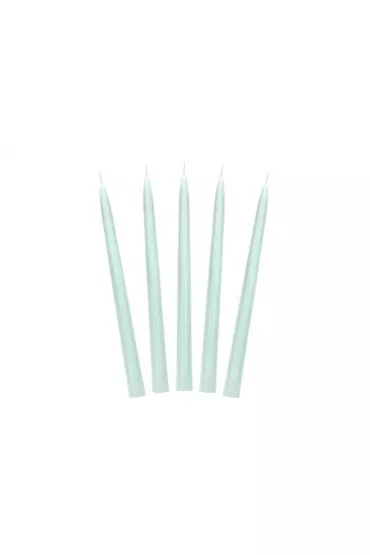 PartyDeco �wieca sto�kowa matowa sza�wiowy 24cm