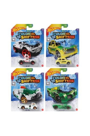 Hot Wheels samochodziki ZMIENIAJ�CE KOLOR (BHR15) mix (towar wybierany losowo) Mattel