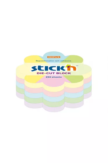 CX Dystrybucja Notes kwiatek pastel 67x67mm 250 kartek