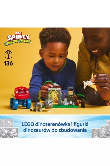LEGO Marvel Misja ratunkowa zespou Spidey`ego w dinoterenwce 11199