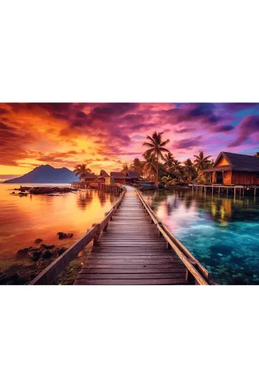 Puzzle 1000 el. Rajska wyspa Trefl