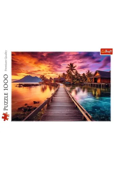 Puzzle 1000 el. Rajska wyspa Trefl